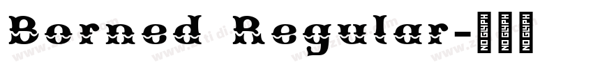 Borned Regular字体转换